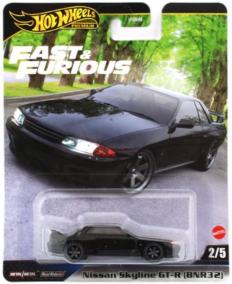 1:64 Fast & Furious - Nissan Skyline GT-R (BNR32) (Black)