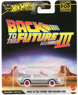 1:64 Pop Culture - Back to the Future Part III - Time Machine 1955 (Silver)