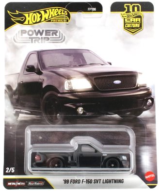 1:64 Power Trip - 1999 Ford F-150 SVT Lightning (Black) 1:64 Power Trip - 1999 Ford F-150 SVT Lightning (Black)