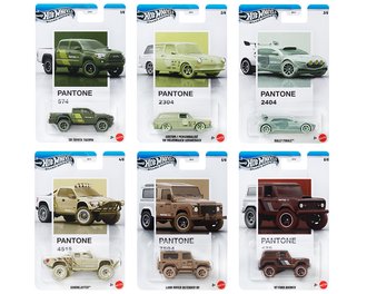 1:64 Hot Wheels Silver Series - Pantone Assortment B (Case of 10) 1:64 Hot Wheels Silver Series - Pantone Assortment B (Case of 10)