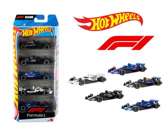 1:64 Hot Wheels - F1 Racing 2025 5-Pack Set