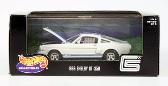 1:43 1966 Shelby GT-350 (White) *** Loose Rubber Bands ***