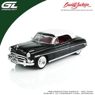1:18 Barrett-Jackson - Scottsdale 2025 - 1952 Hudson Hornet Twin-H Convertible Brougham (Black) 1:18 Barrett-Jackson - Scottsdale 2025 - 1952 Hudson Hornet Twin-H Convertible Brougham (Black)