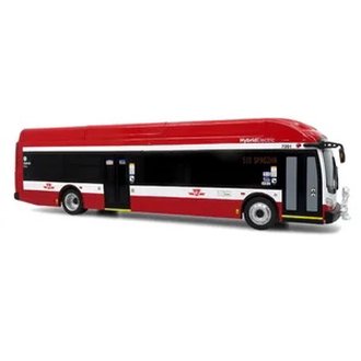 1:43 NFI Xcelsior XN40 Transit Bus "TTC - Toronto Transit Commission"