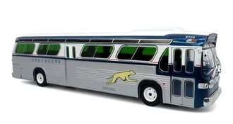 1:43 1963 GM TDH-5303 Transit Bus "Greyhound Bus Lines"