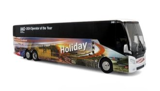 1:64 Prevost H3-45 Coach "Holiday Tours - 2024 IMG Coach of the Yea"