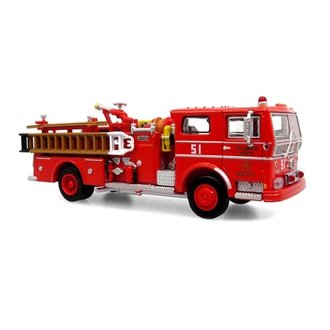 1:87 Emergency! 1973 Ward LaFrance Ambassador Fire Truck "Engine 51 - LACOFD (L.A. Co. Fire Dept.)"