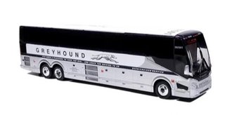 1:87 Prevost H3-45 Coach "Greyhound Scenicruiser Vintage Livery"