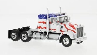 1:64 1970 Kenworth W925 Tractor (Red/White/Blue)
