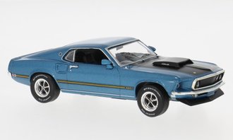 1:43 1969 Ford Mustang Mach 1 (Blue) 1:43 1969 Ford Mustang Mach 1 (Blue)