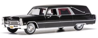 1:43 1966 Cadillac de Ville S&S Hearse (Black) 1:43 1966 Cadillac de Ville S&S Hearse (Black)