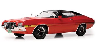 1:18 1972 Ford Gran Torino Sport 2-Door (Red)