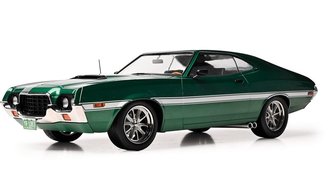 1:18 1972 Ford Gran Torino Sport 2-Door (Metallic Green)