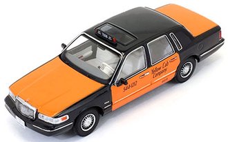 1996 Lincoln Town Car Taxi (Black/Orange) 1996 Lincoln Town Car Taxi (Black/Orange)