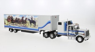1:43 1980 GMC General w/Stagecoach Mural Van Trailer "Bandit Trucking"