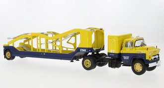 1:43 1948 Chevrolet 9700 LCF Tractor (Yellow/Blue)