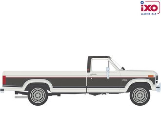 1:64 1986 Ford F-150 XLT Lariat Long Bed Styleside 4x2 (Tu-Tone Colonial/Dark Grey Metallic) 1:64 1986 Ford F-150 XLT Lariat Long Bed Styleside 4x2 (Tu-Tone Colonial/Dark Grey Metallic)