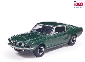 1:64 1968 Ford Mustang GT (Highland Green) 1:64 1968 Ford Mustang GT (Highland Green)