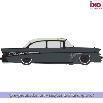 1:64 1957 Chevrolet Bel Air Lowrider "Halloween"