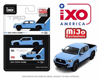 1:64 2022 Toyota Tacoma (Cavalry Blue) 1:64 2022 Toyota Tacoma (Cavalry Blue)