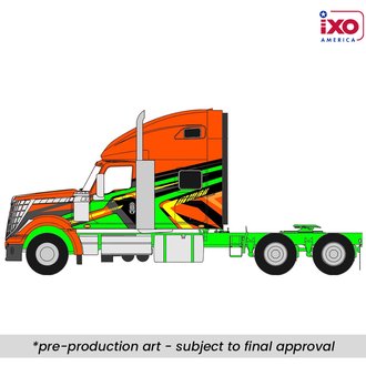 1:64 2010 International Lonestar Tractor (Orange/Green)