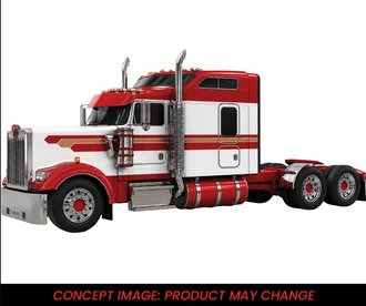 1:64 1990 Kenworth W900 (Red w/Gold Stripe) 1:64 1990 Kenworth W900 (Red w/Gold Stripe)