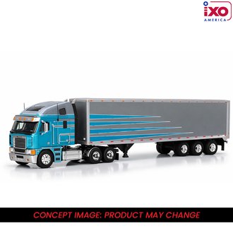 1:64 2002 Freightliner Argosy w/Modern Trailer (Gray/Blue)