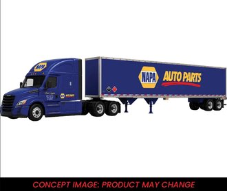 1:64 2018 Freightliner Cascadia w/Modern Trailer (Blue) 1:64 2018 Freightliner Cascadia w/Modern Trailer (Blue)