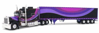 1:64 Peterbilt 379 Big Bunk w/53' Tri-Axle Van "Night Moves" 1:64 Peterbilt 379 Big Bunk w/53' Tri-Axle Van "Night Moves"