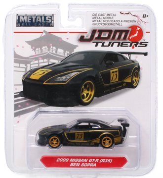1:32 JDM Tuners - 2009 Nissan GT-R - Ben Spora (Black/Gold) 1:32 JDM Tuners - 2009 Nissan GT-R - Ben Spora (Black/Gold)