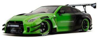1:18 Pink Slips - Nissan Skyline GT-R R35 w/Liberty Walk Body Kit (Green/Black) 1:18 Pink Slips - Nissan Skyline GT-R R35 w/Liberty Walk Body Kit (Green/Black)