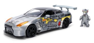 1:24 Hollywood Rides - Godzilla - 2009 Nissan GT-R (R35) w/Mechagodzilla