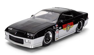 1:24 Big Time Muscle - 1985 Chevrolet Camaro (Black/White) "Mickey Thompson"