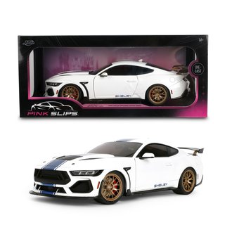 1:18 Pink Slips - 2025 Ford Mustang Super Snake (Glossy White) 1:18 Pink Slips - 2025 Ford Mustang Super Snake (Glossy White)