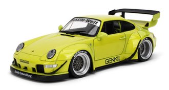 1:18 Pink Slips - Porsche RWB Genki (Yellow/Green) 1:18 Pink Slips - Porsche RWB Genki (Yellow/Green)