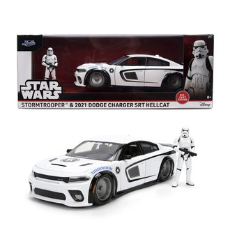 1:24 Star Wars - 2015 Dodge Challenger Hellcat w/Stormtrooper 1:24 Star Wars - 2015 Dodge Challenger Hellcat w/Stormtrooper