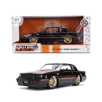 1:24 Big Time Muscle - 1987 Buick Grand National (Black/Red)