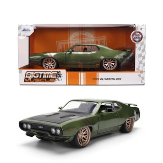 1:24 Big Time Muscle - 1972 Plymouth GTX (Green)
