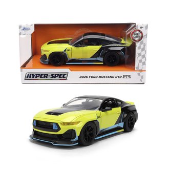 1:24 Hyper-Spec - 2026 Ford Mustang RTR (Glossy Yellow/Black) 1:24 Hyper-Spec - 2026 Ford Mustang RTR (Glossy Yellow/Black)