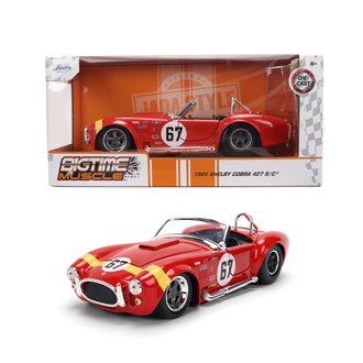 1:24 Big Time Muscle - 1967 Shelby Cobra 427 S/C (Red)