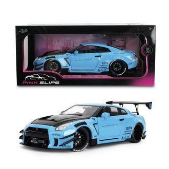1:18 Pink Slips - Nissan GTR - Liberty Walk (Light Blue) 1:18 Pink Slips - Nissan GTR - Liberty Walk (Light Blue)