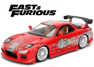 1:32 Fast & Furious - Dom's Mazda RX-7 (Red)
