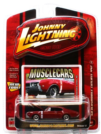 1:64 Muscle Cars - 1968 Oldsmobile Cutlass 442 (Red)