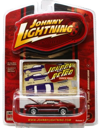 1:64 Muscle Cars - 1968 Plymouth Barracuda (Red)