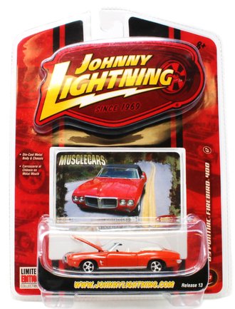 1:64 Muscle Cars - 1969 Pontiac Firebird 400 (Orange)