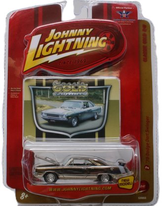 1:64 Classic Gold - 1970 Dodge Dart Swinger (Silver Chrome) ***Bad