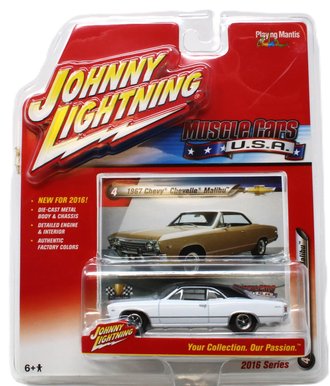 1:64 Muscle Cars U.S.A - 1967 Chevy Chevelle Malibu (White)