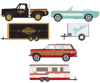 1:64 Johnny Lightning Tow & Go Series - 2026 Release 1 (Set of 3) 1:64 Johnny Lightning Tow & Go Series - 2026 Release 1 (Set of 3)