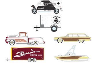 1:64 Johnny Lightning Tow & Go Series - 2026 Release 2 (Set of 3)