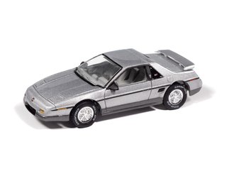 1:64 1985 Pontiac Fiero GT (Light Gray Poly w/Dark Silver Lower)